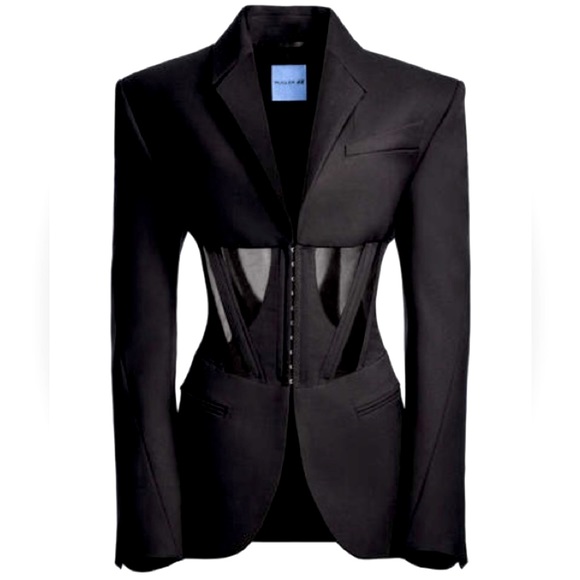 Limited edition Mugler H&M corset style blazer. Rare find! - Picture 3 of 13